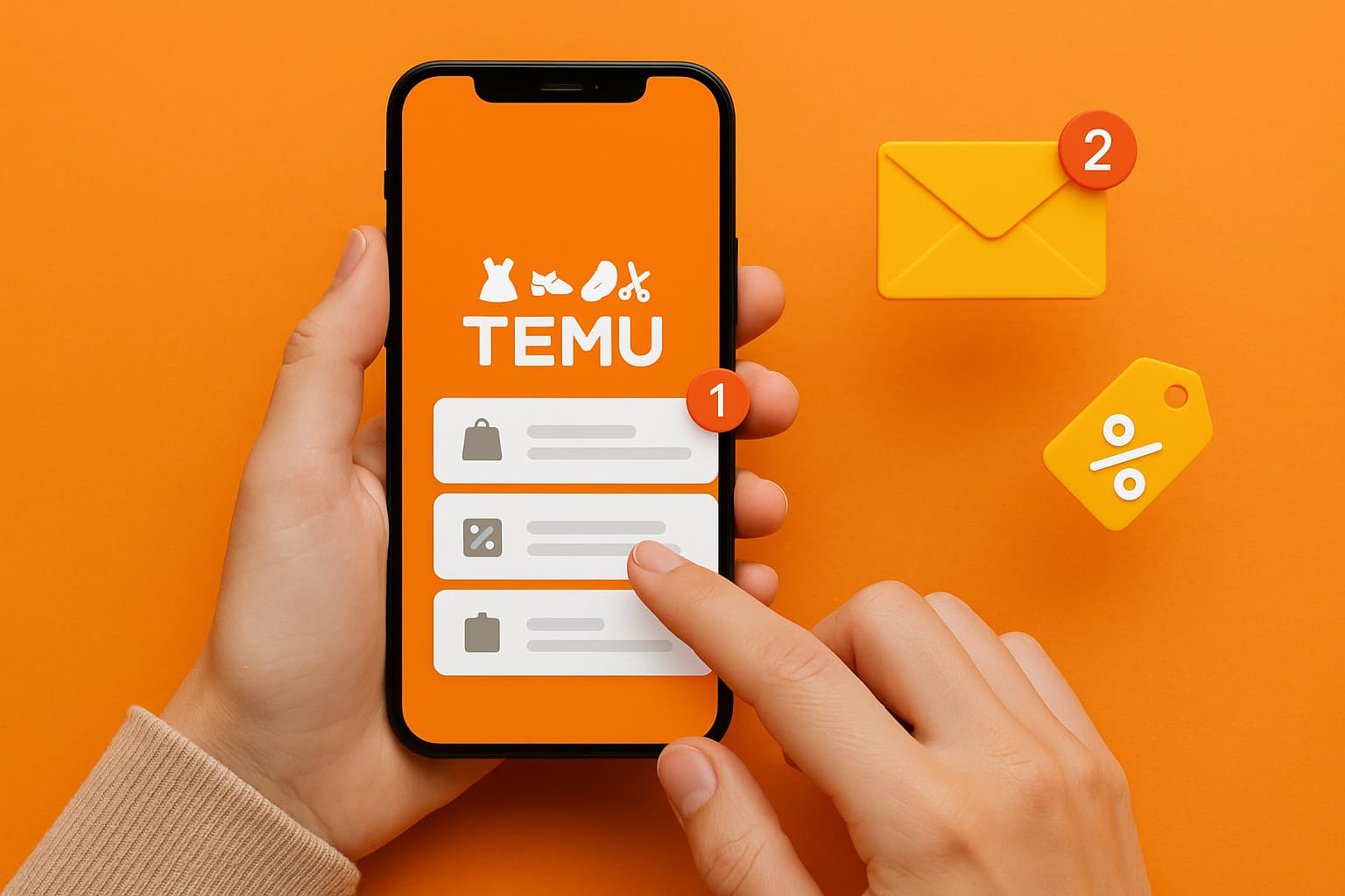 Notifiche sugli ordini e offerte Temu: vantaggi da non perdere