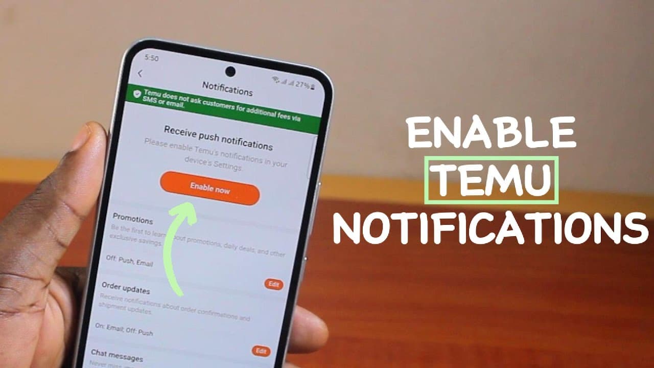 Quali tipi di notifiche sugli ordini e offerte Temu sono più utili per gli utenti