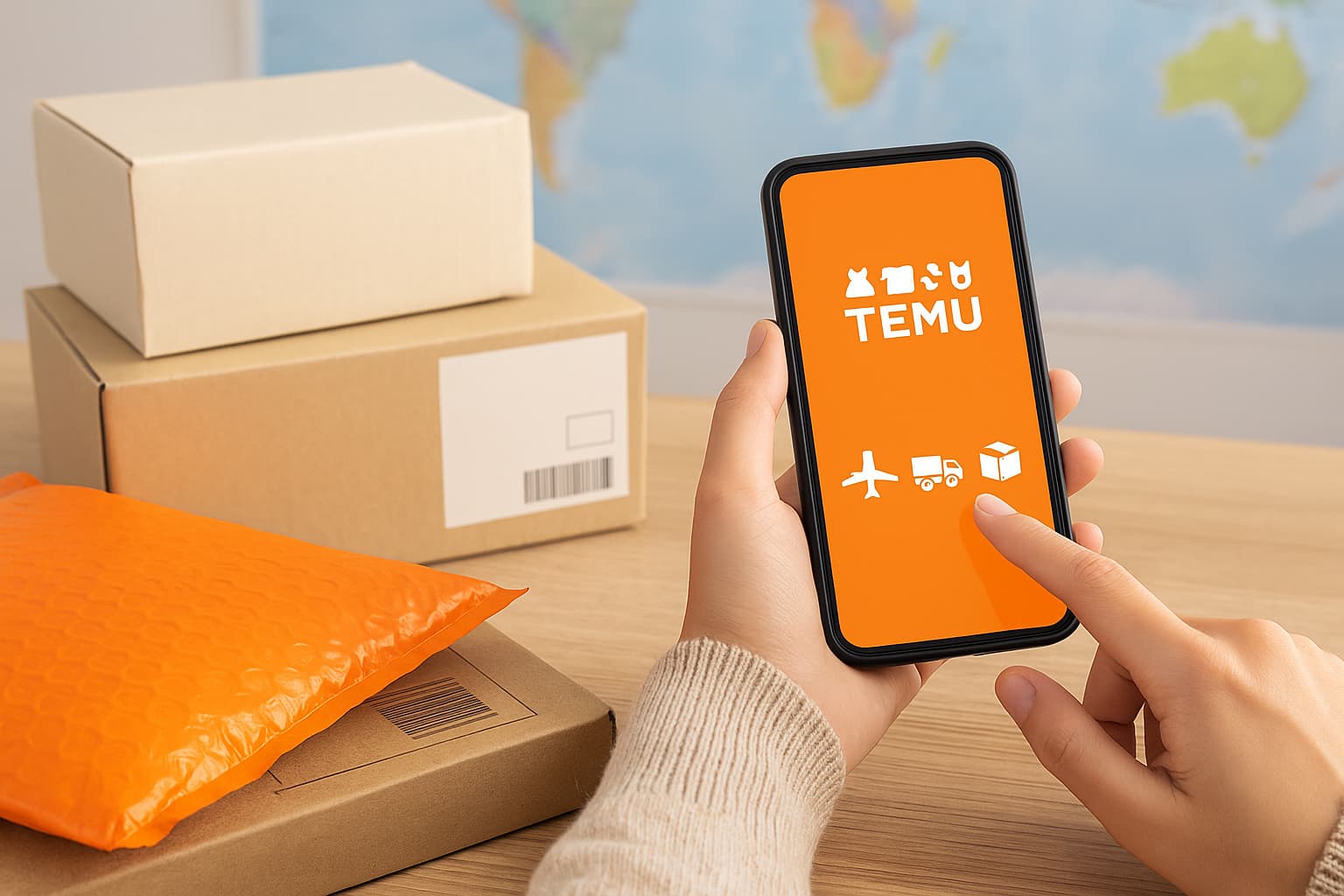 Opzioni di spedizione internazionale Temu: guida completa per l’app